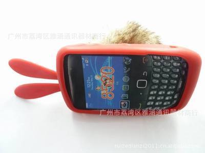 黑莓8520兔子硅膠套 現(xiàn)貨促銷，歡迎訂購(gòu)